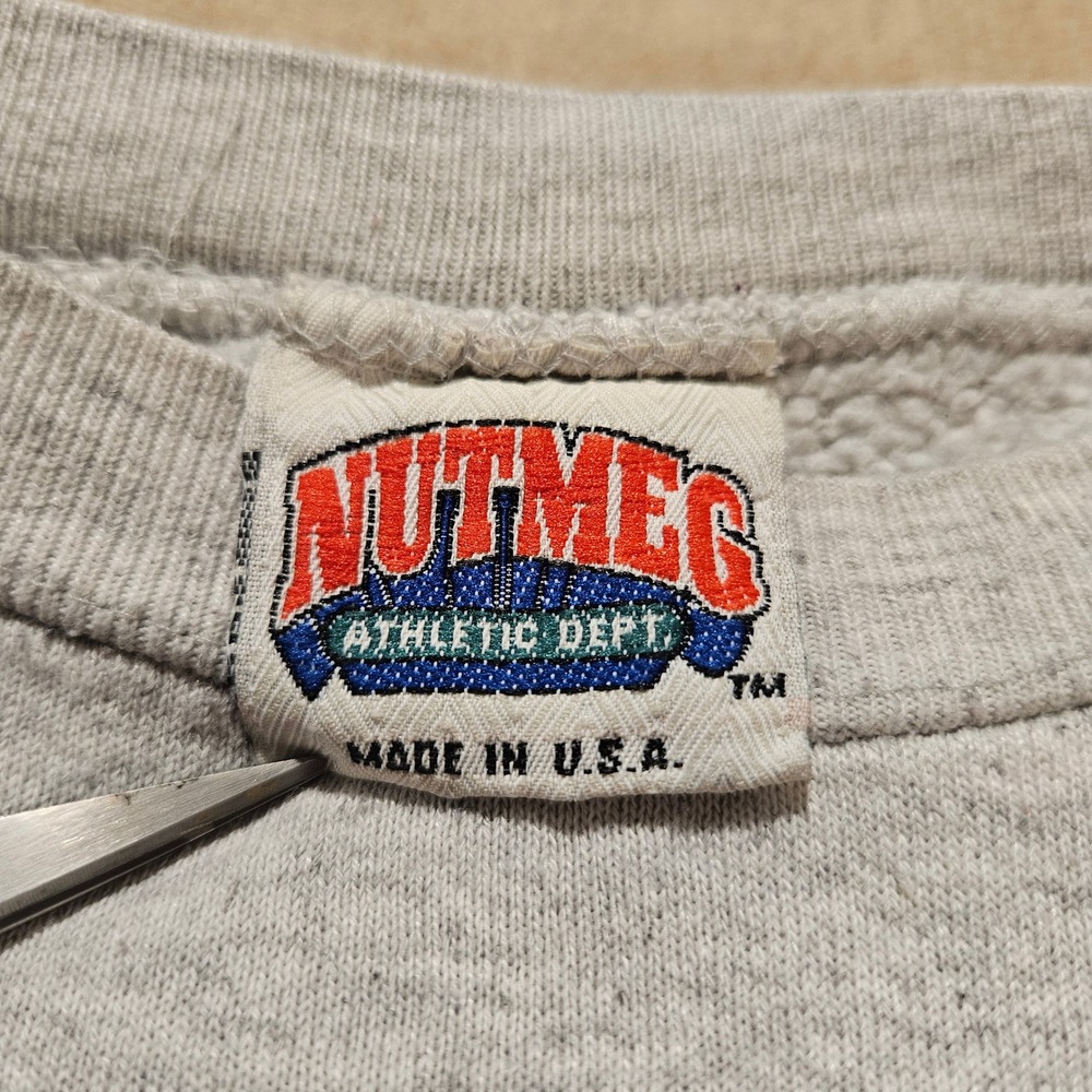 Vintage Chicago White Sox Nutmeg Sweatshirt Mens 2XL Gray MLB 1901 Made in USA - Picture 7 of 14